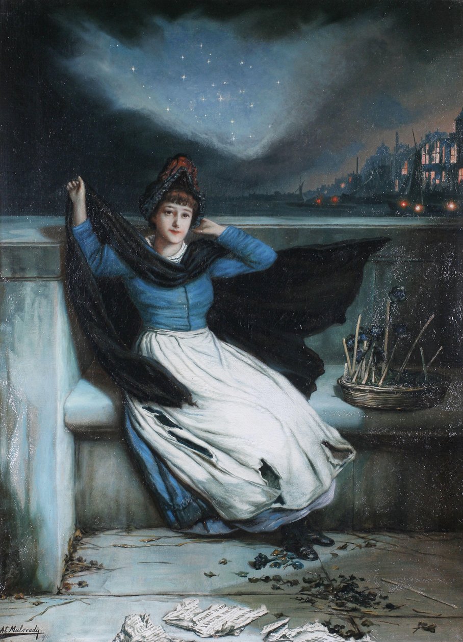 日落时分 - 销售一空 作者 奥古斯都（Augustus）Edwin Mulready
