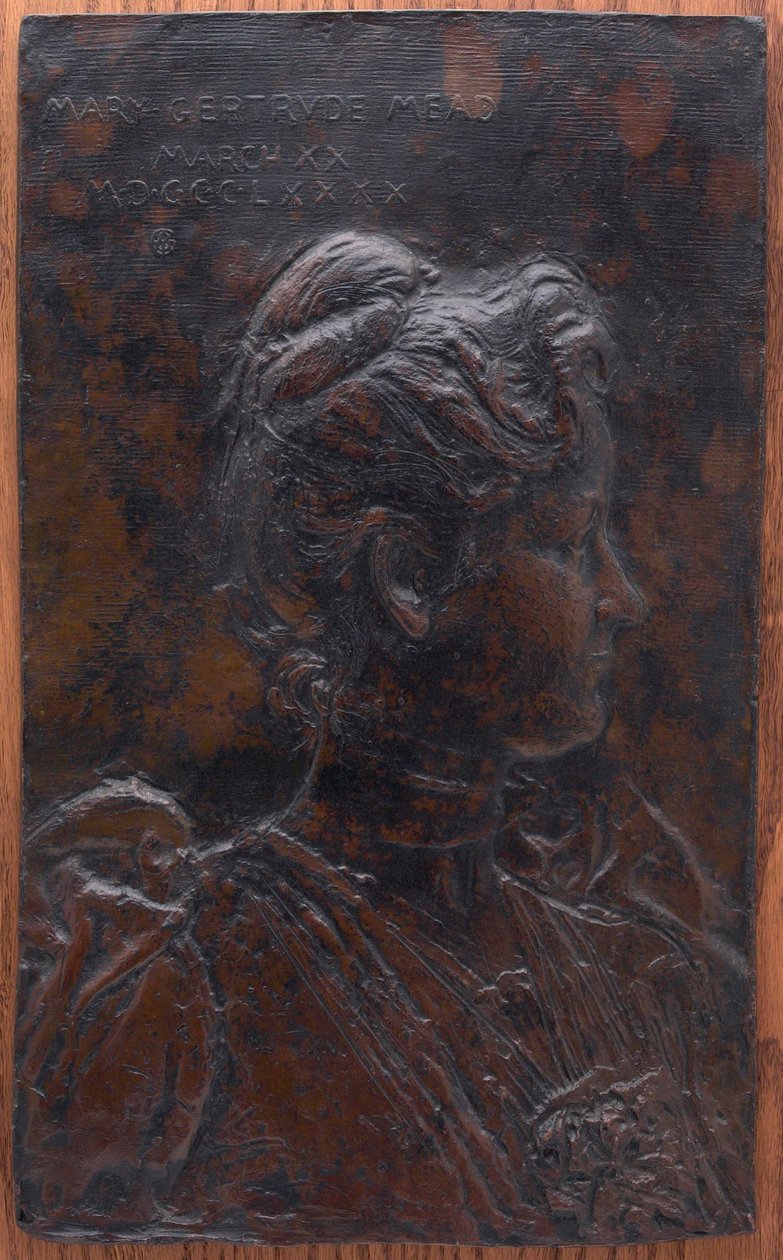 玛丽-格特鲁德-米德（后称玛丽-格特鲁德-阿比，1851 年 作者 奥古斯都·圣高登斯