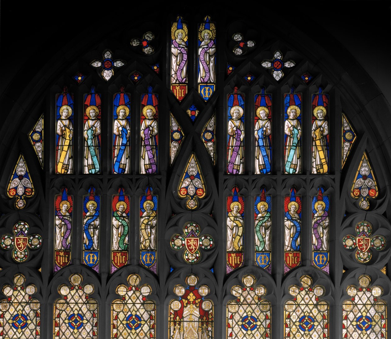 St. Alban，细节，c.1841（彩色玻璃） 作者 奥古斯都·韦尔比·诺斯莫尔·普金