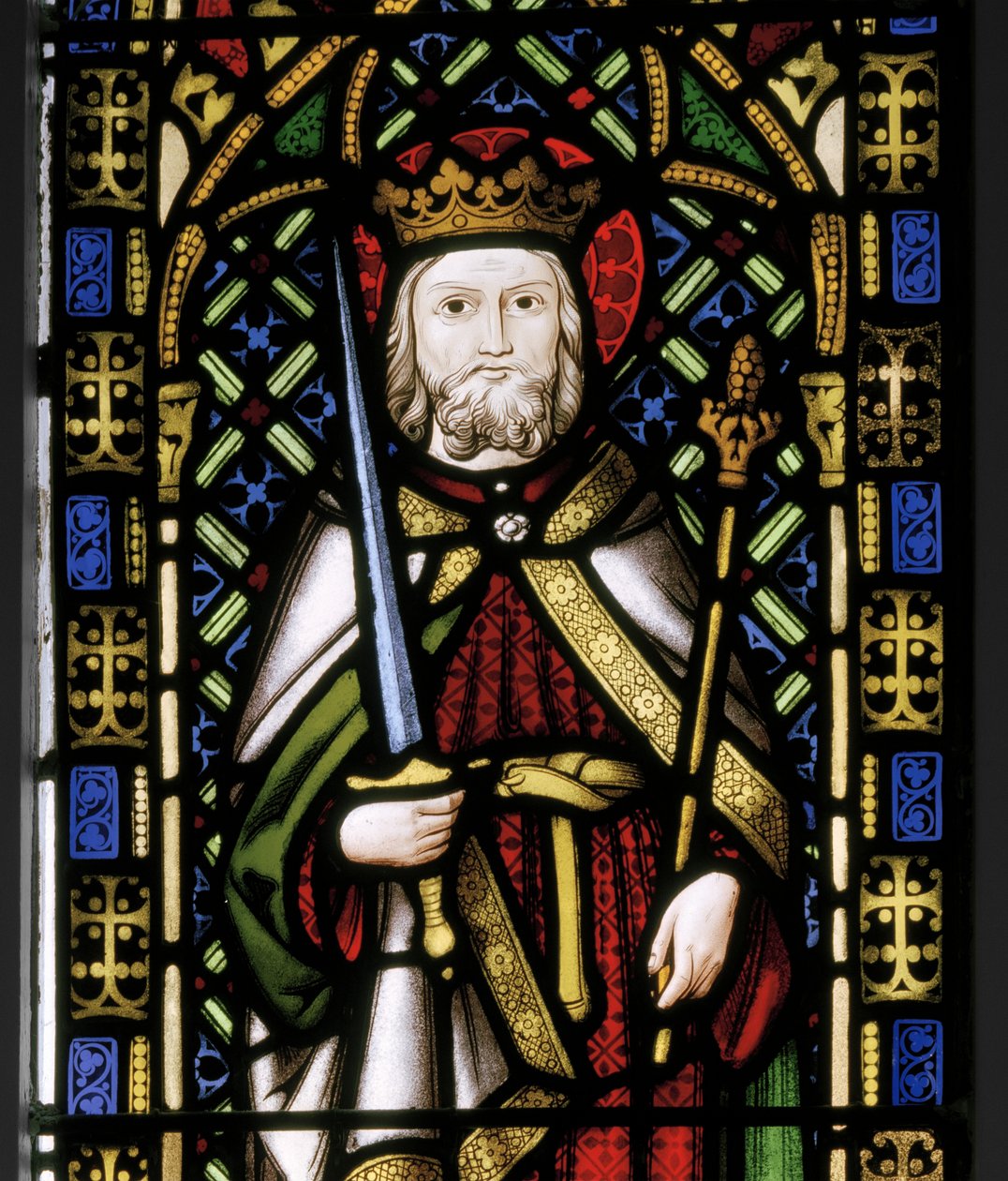 St Oswald，1846年（彩色玻璃） 作者 奥古斯都·韦尔比·诺斯莫尔·普金