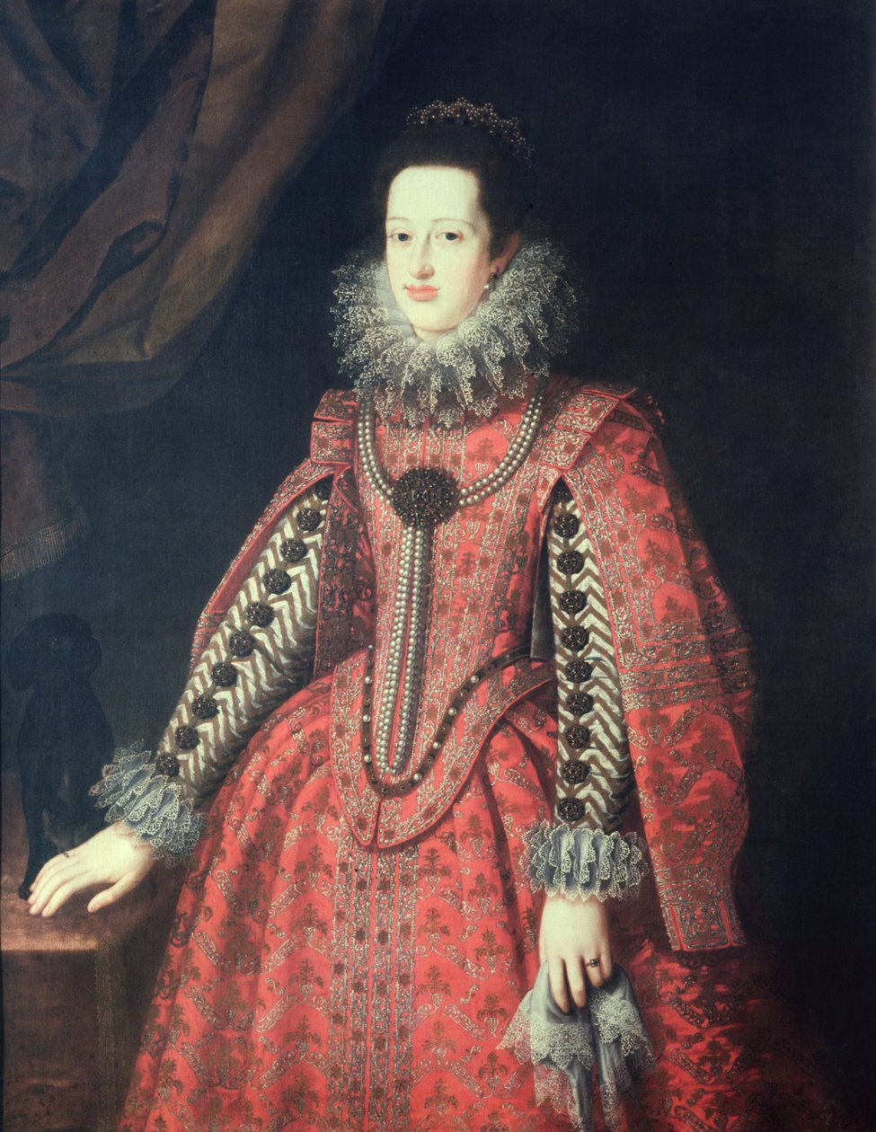 曼图亚公爵夫人埃莉奥诺拉（1598-1633）费迪南德二世的第二任妻子 作者 奥地利学派