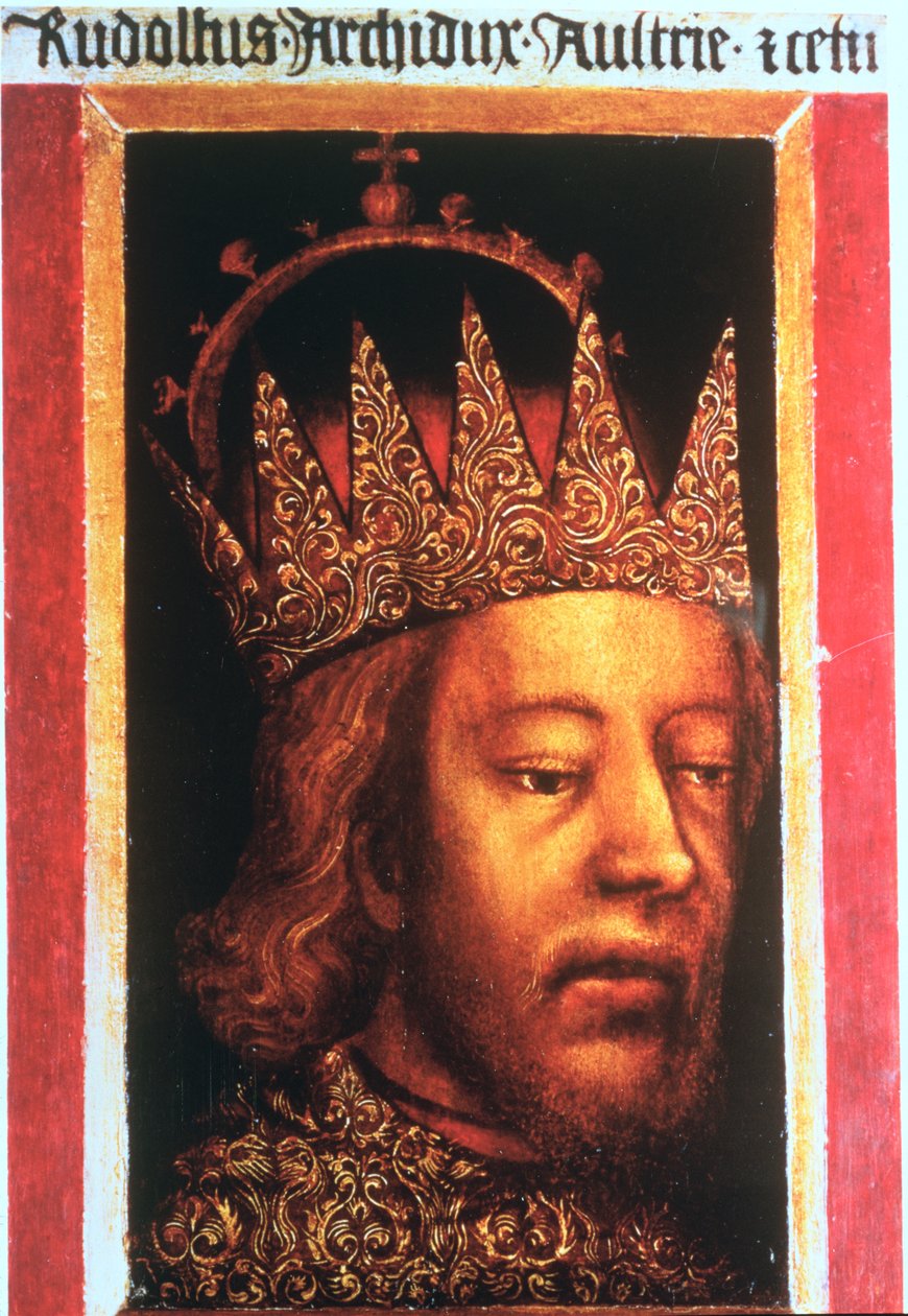 Rudolf IV，奥地利皇帝和蒂罗尔（1339-65），c.1360（小组） 作者 奥地利学派