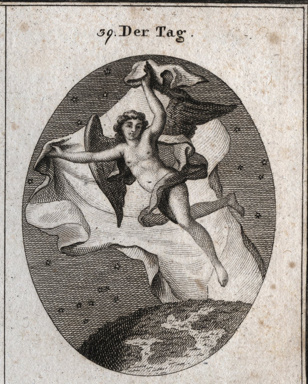 白天飞得很快，用明亮的大面纱隐藏夜晚和星星的寓言。 为绘图员、画家、诗人、学者、教育家等人描绘的“”图像学或来自激情和寓言领域的想法 作者 奥地利学派