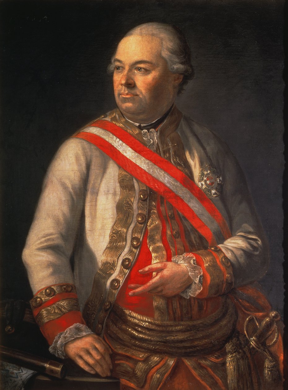 计数Andreas Hadik von Futak（1710-90），1789年反对土耳其的奥地利军队指挥官 作者 奥地利学派