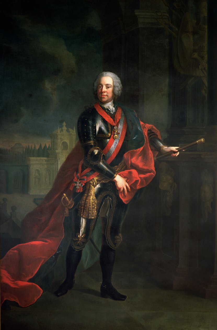 Leopold Joseph von Daun（1705-66），在七年战争期间的Fieldmarshall和奥地利总司令，在Kolin围攻中击败Frederick the Great 作者 奥地利学派