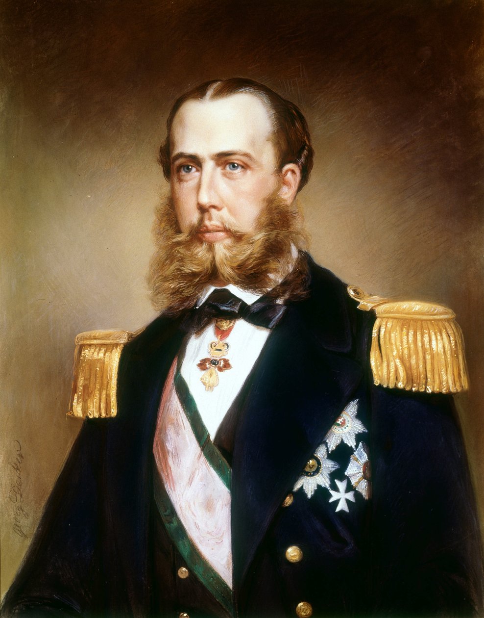 1865 年的马克西米利安一世。哈布斯堡的斐迪南·马克西米利安·约瑟夫（维也纳 作者 奥地利学派