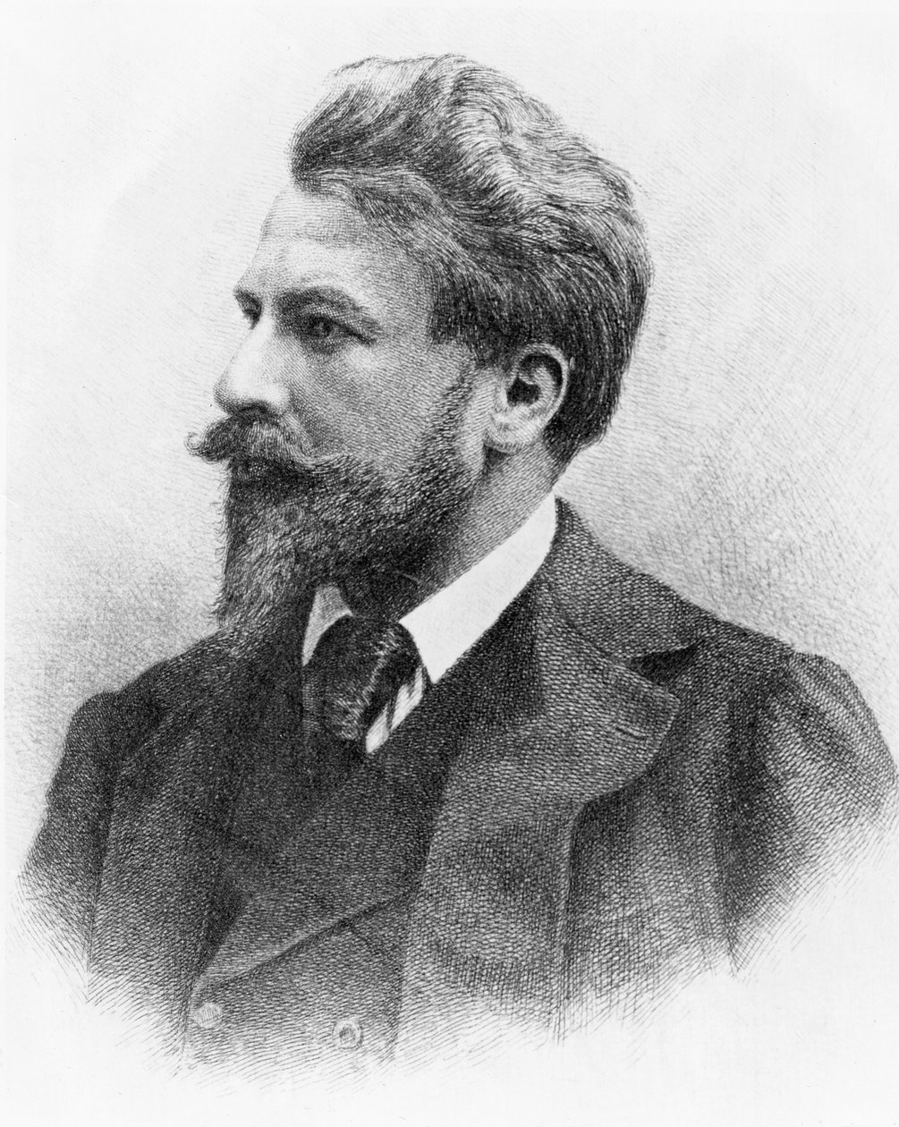 Arthur Schnitzler的肖像（1862-1931） 作者 奥地利学派
