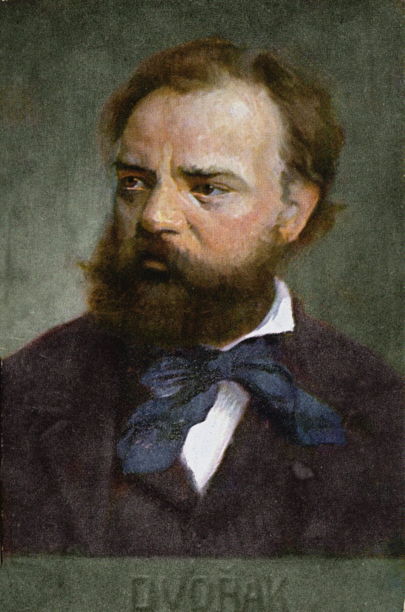 在1914年之前描绘Antonin Dvorak（1841-1904）的明信片 作者 奥地利学派