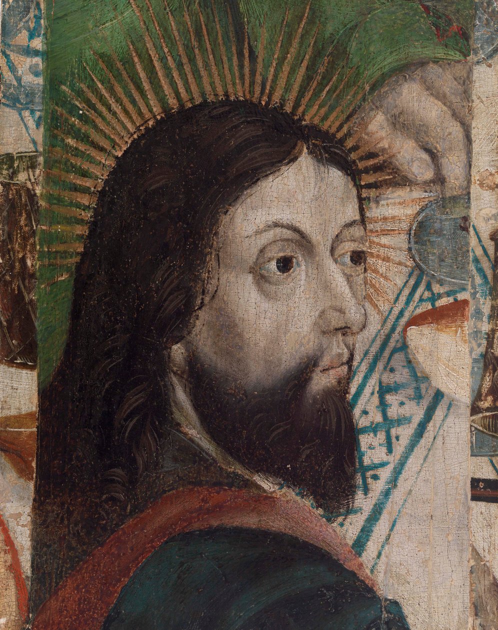 Saints Head，1450 作者 奥地利学派