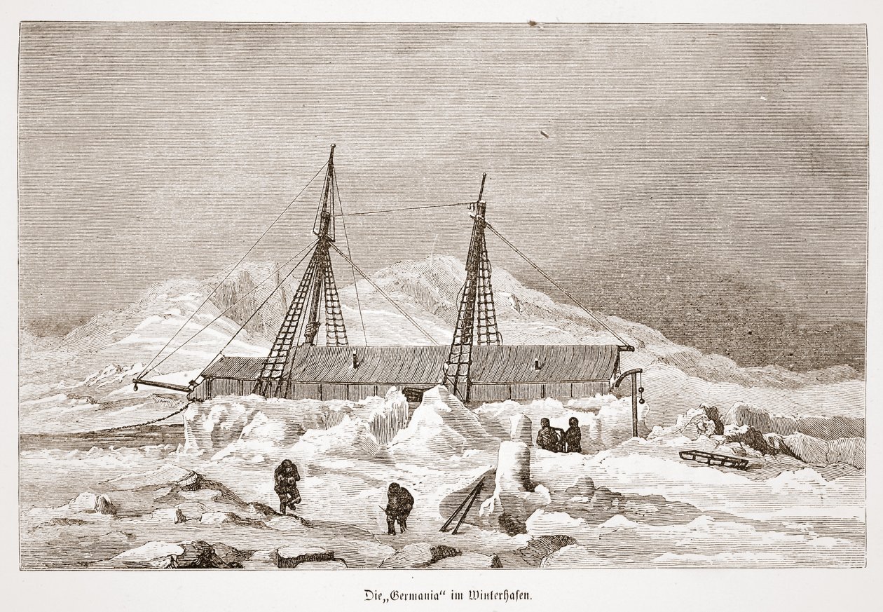 1876年，德国人穿着冬天 作者 奥地利学派