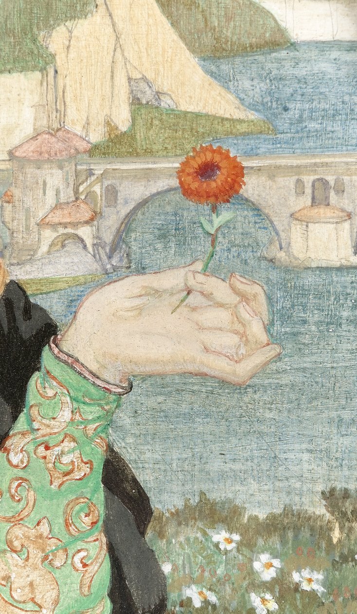 Chria，c.1929（船上蛋彩画）（244475 的细节） 作者 艾薇儿·玛丽·伯利