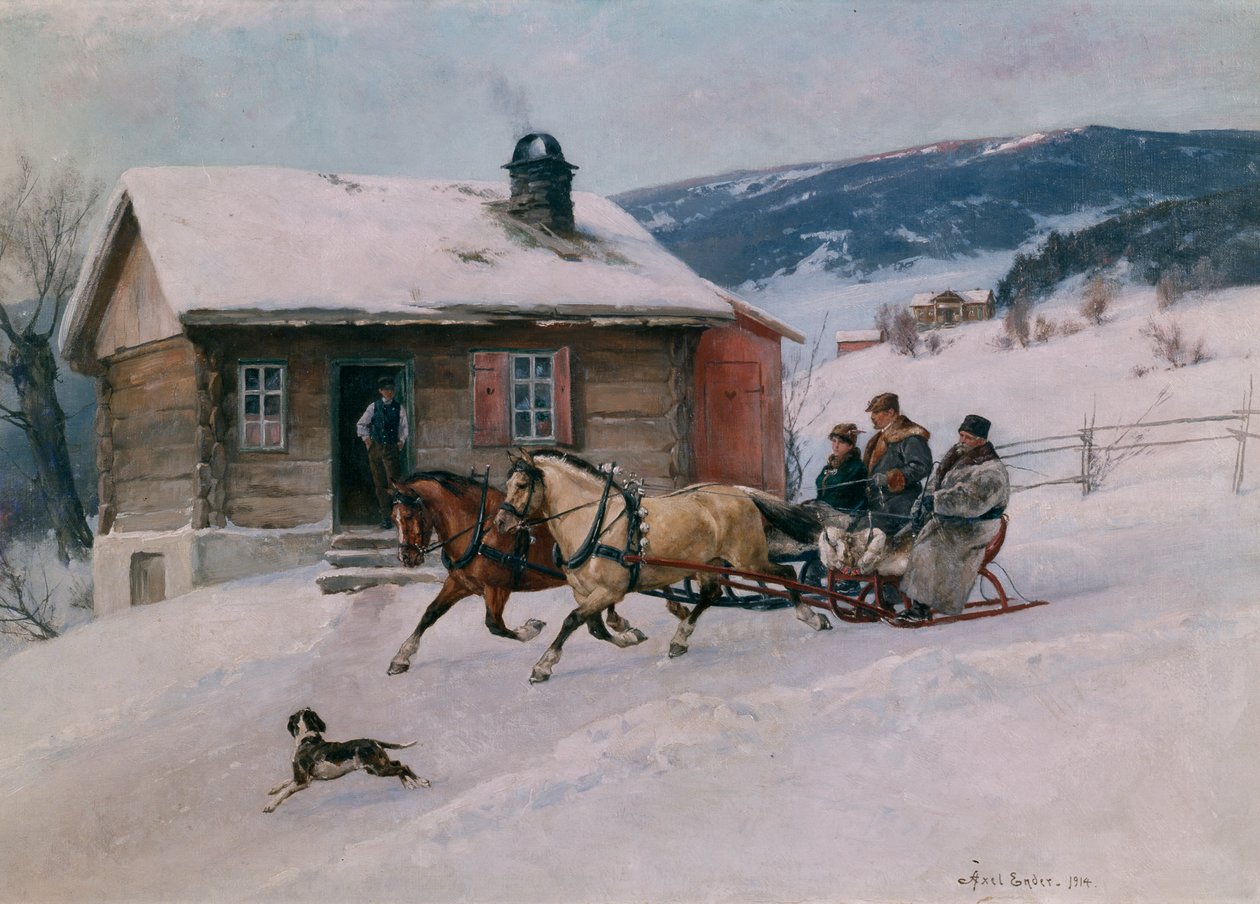骑雪橇 作者 阿克塞尔·哈马尔·恩德