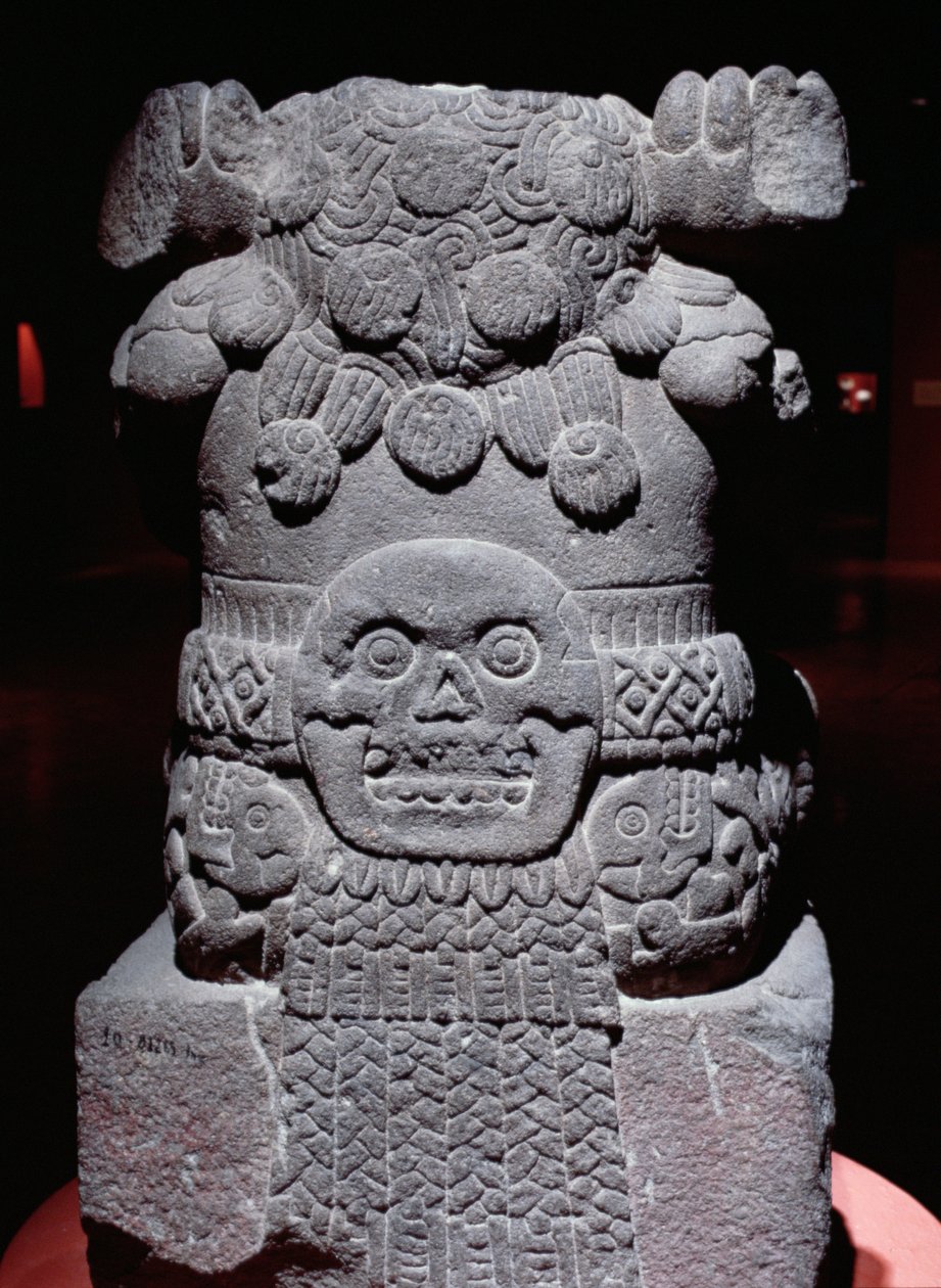 Coatlicue，后期经典时期（1300-1521） 作者 阿兹台克人