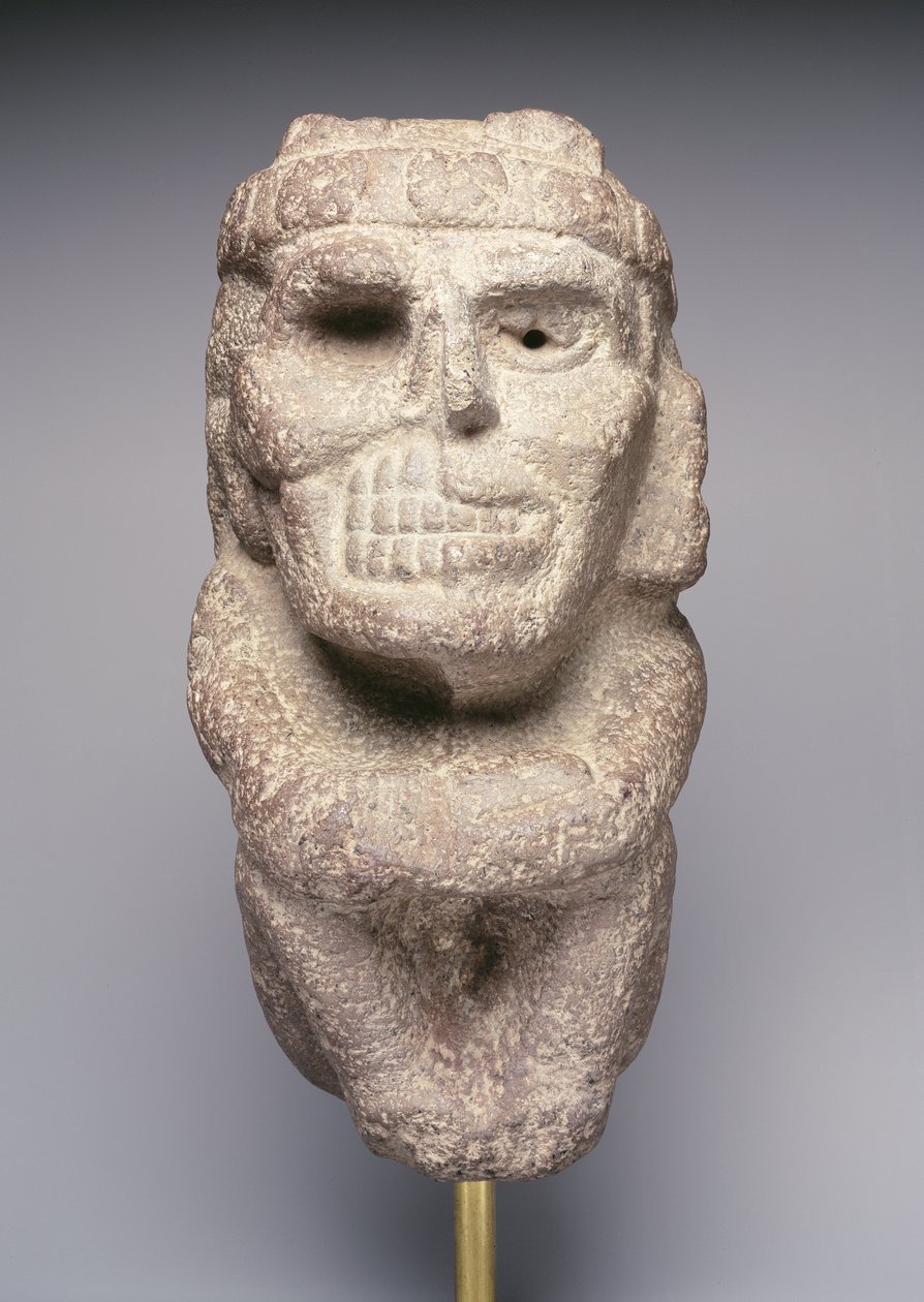 Life-Death Figure，Post-Classic，1440-1521 作者 阿兹台克人