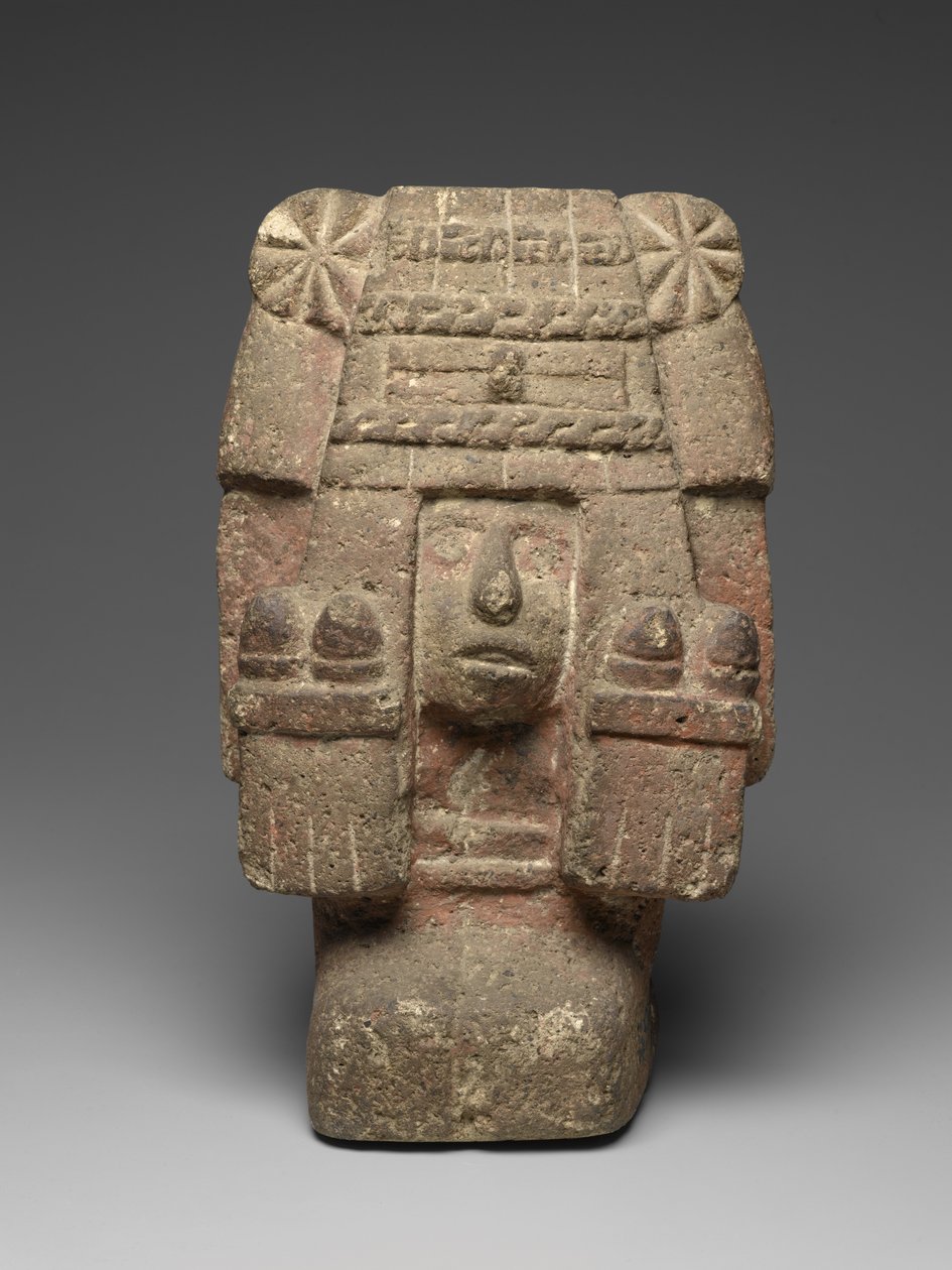 Chicomecoatl的座位图，c.1440-1521 作者 阿兹台克人