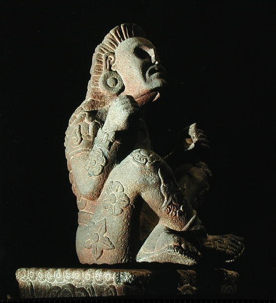 Xochipilli（另见207566），后古典时期后期（1300-1521）（石头）。 作者 阿兹台克人阿兹台克人