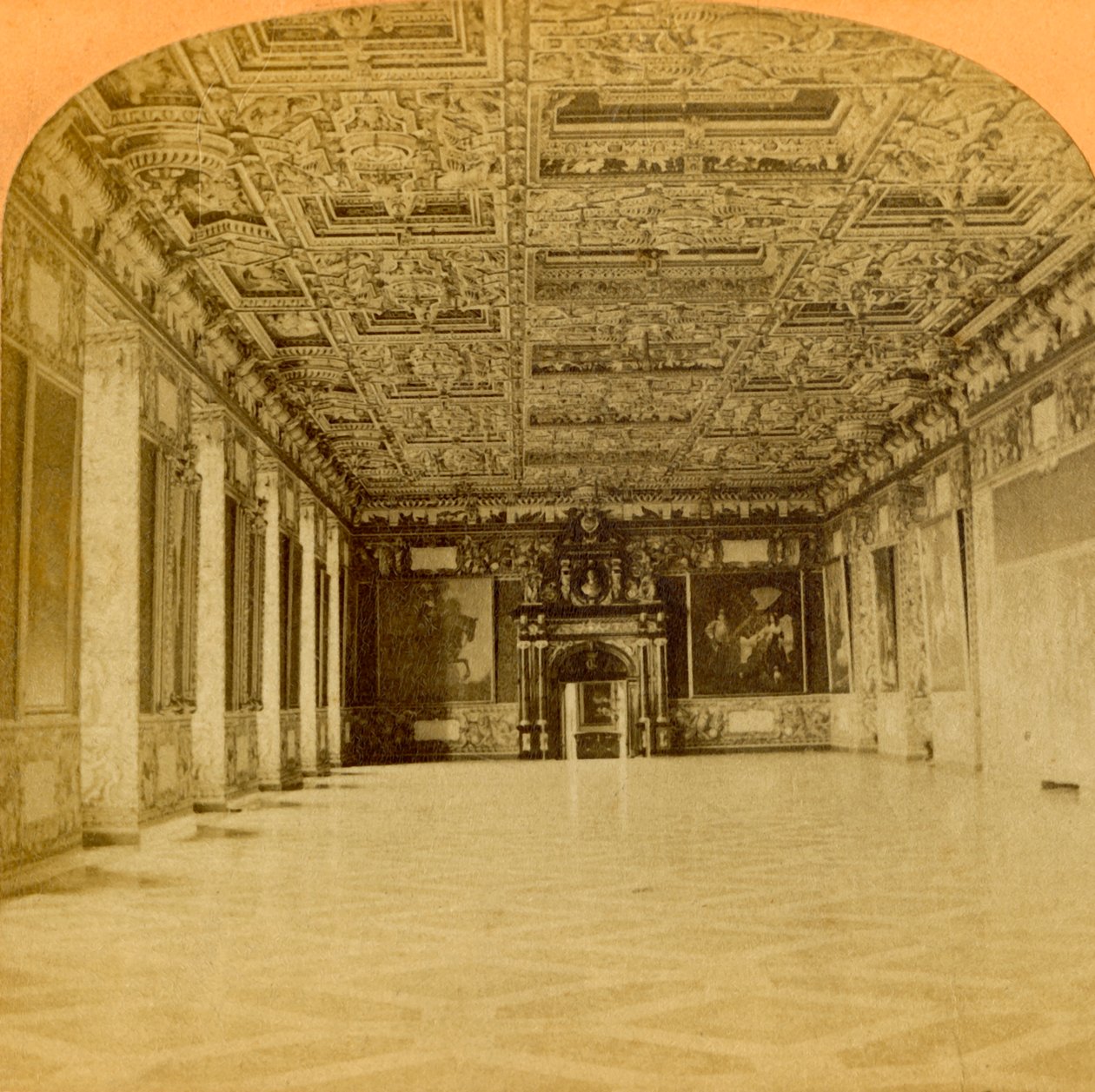 苏格兰腓特烈堡（Slot Frederiksborg）骑士殿堂爵士（Sir Knights Hall），世界一流，丹麦，1897年。 作者 BW基尔本
