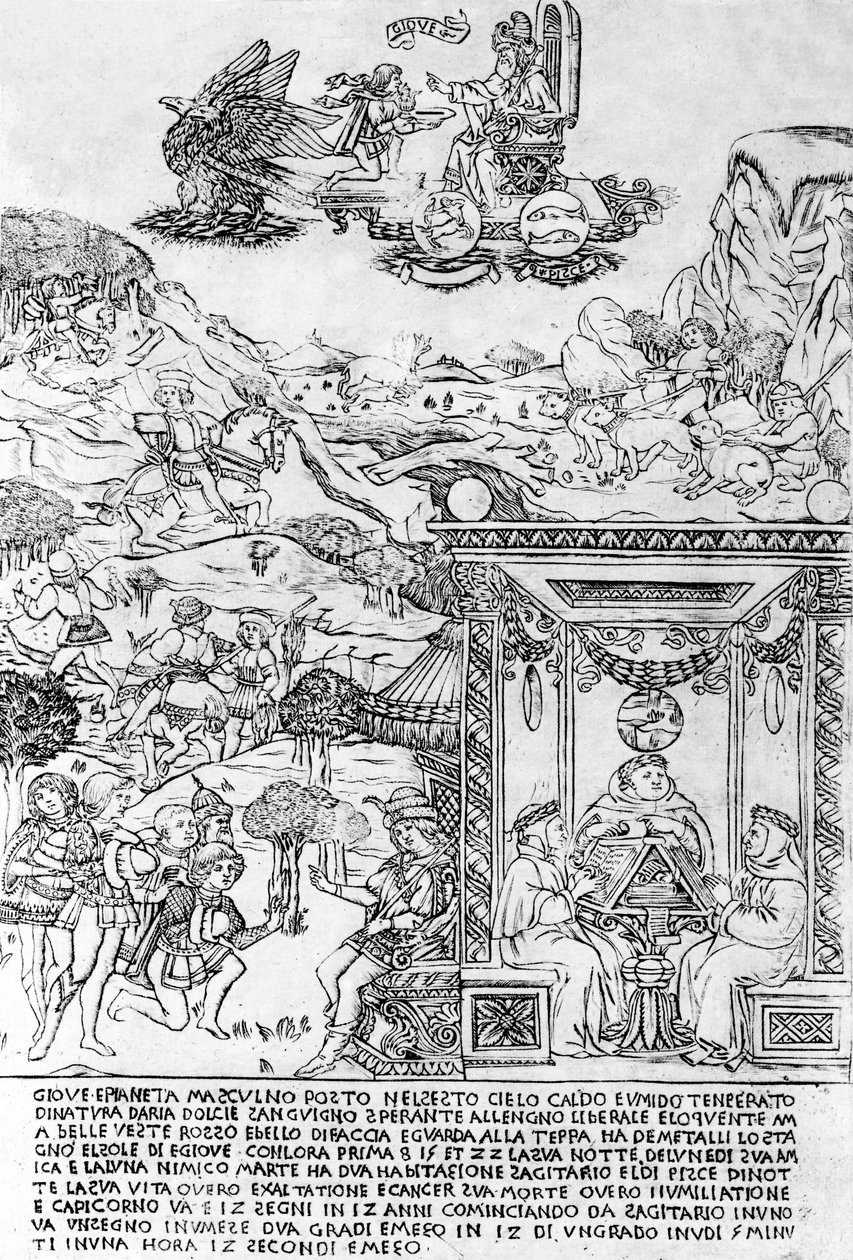 木星，c.1464 作者 巴奇奥·巴尔迪尼