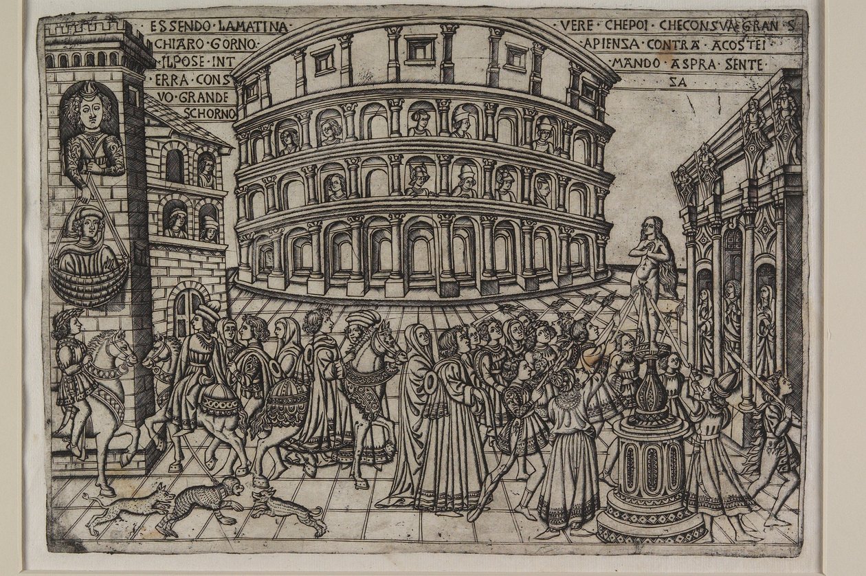 Virgil the Sorcerer，c.1460-63 作者 巴奇奥·巴尔迪尼
