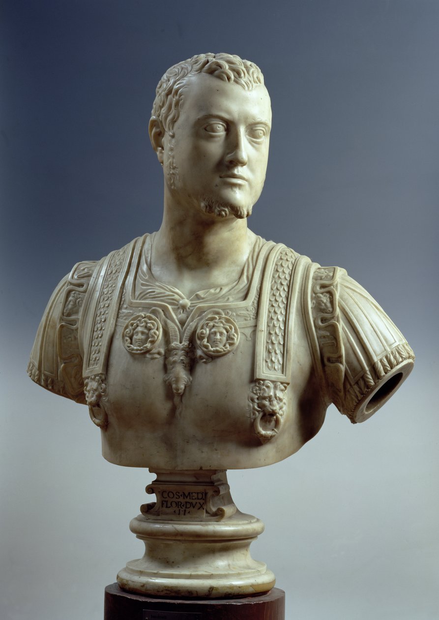 Cosimo I de&39;Medici（1519-74）1543（大理石） 作者 巴乔·班迪内利（Baccio Bandinelli）