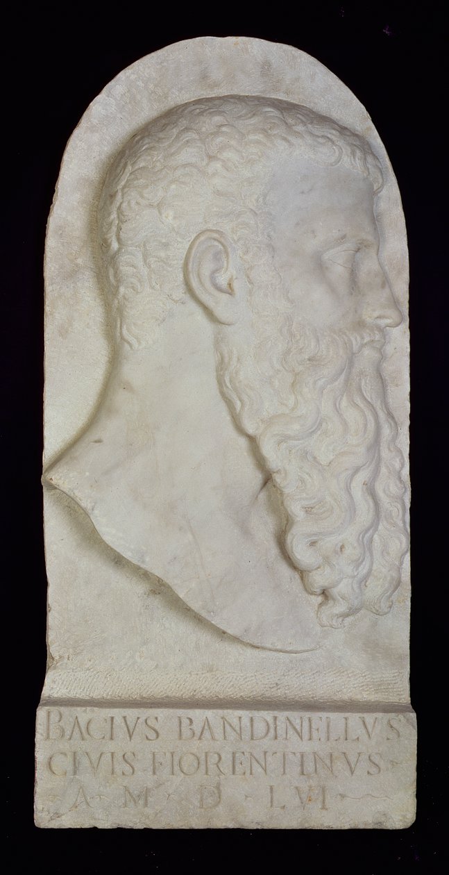 自画像，1556（大理石） 作者 巴乔·班迪内利（Baccio Bandinelli）