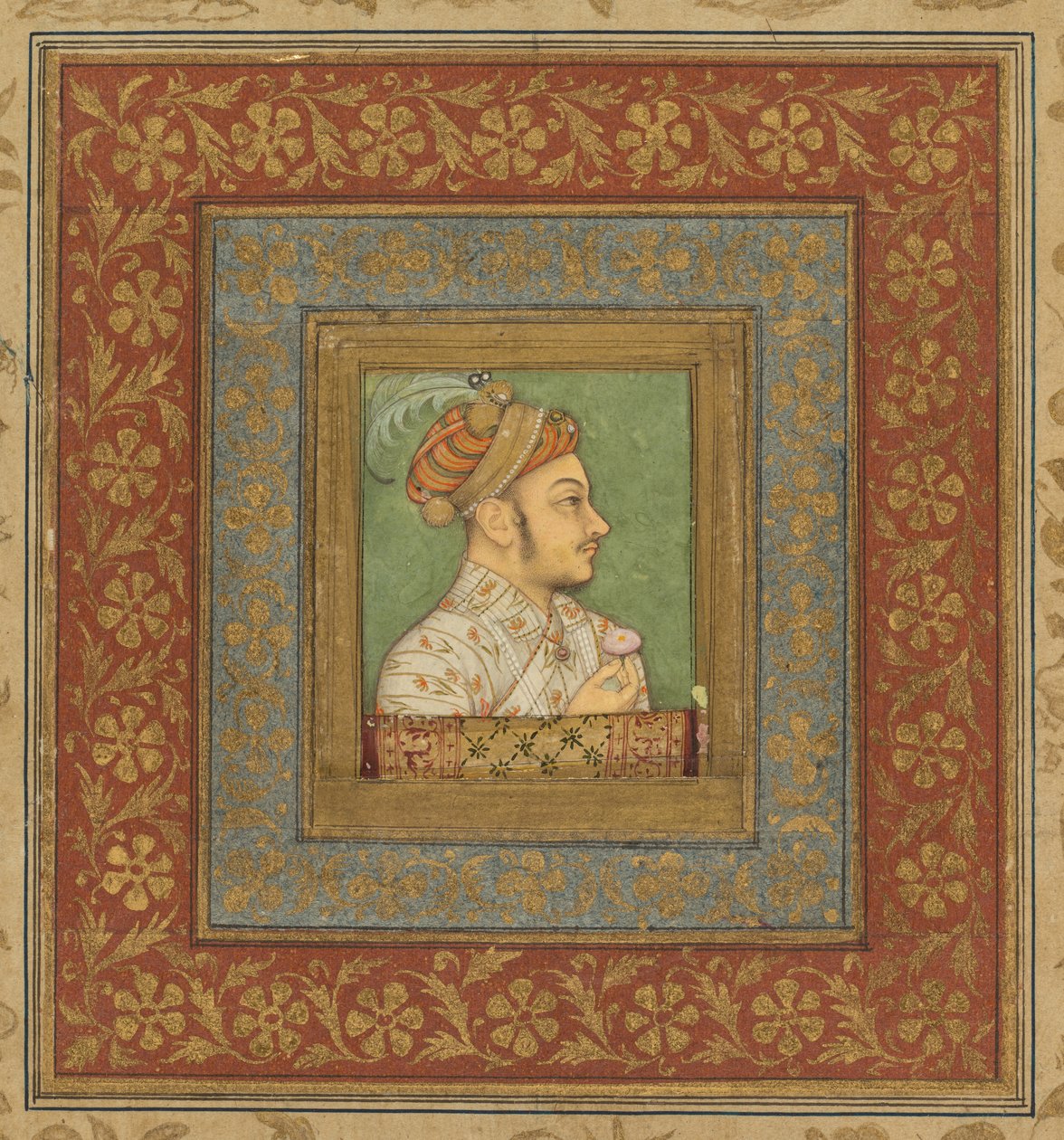 Murad Bakhsh肖像1624-1661，c。 1635。 作者 巴尔尚