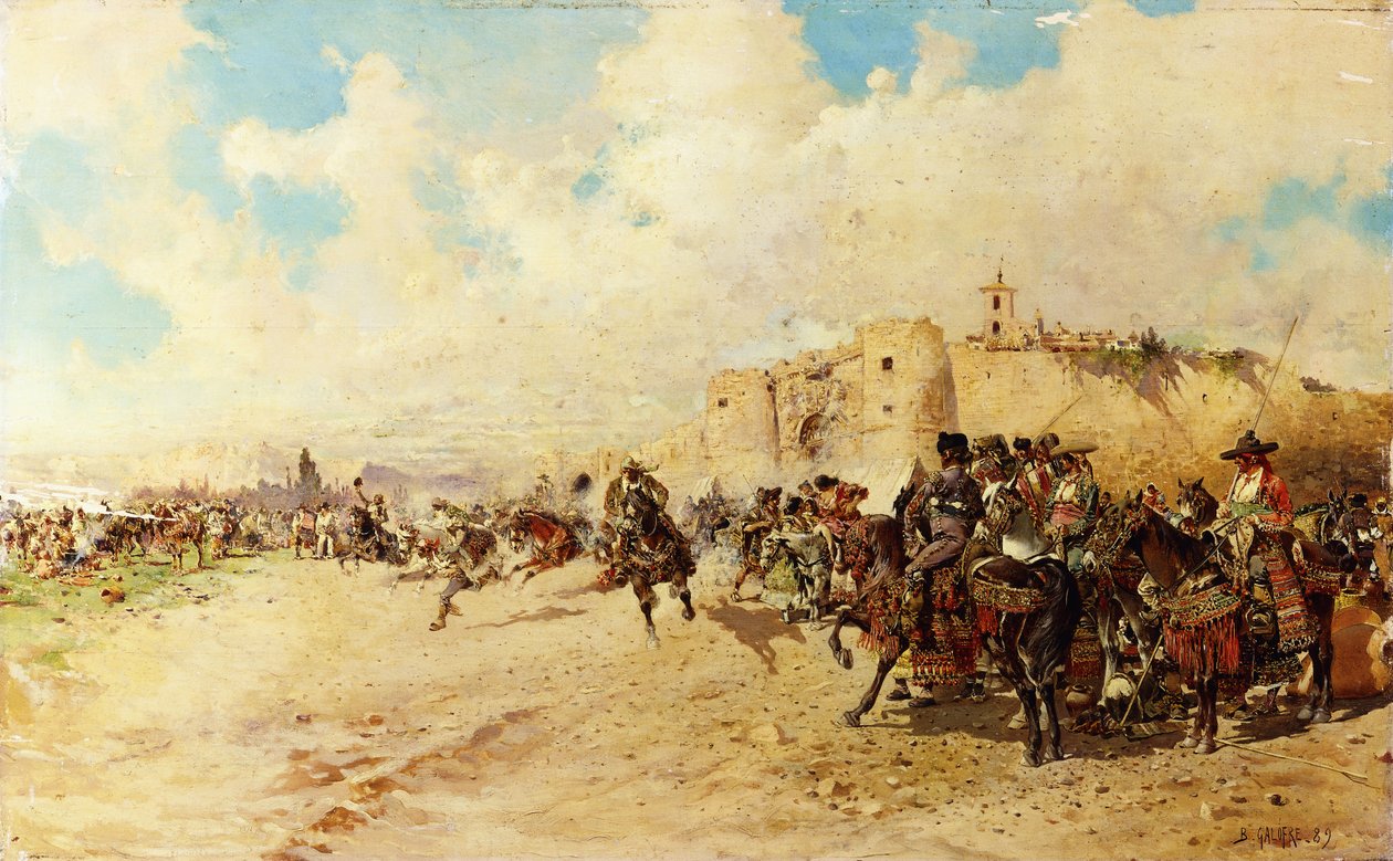 吉普赛博览会，1889年 作者 Baldomero Gallofre Ximenis