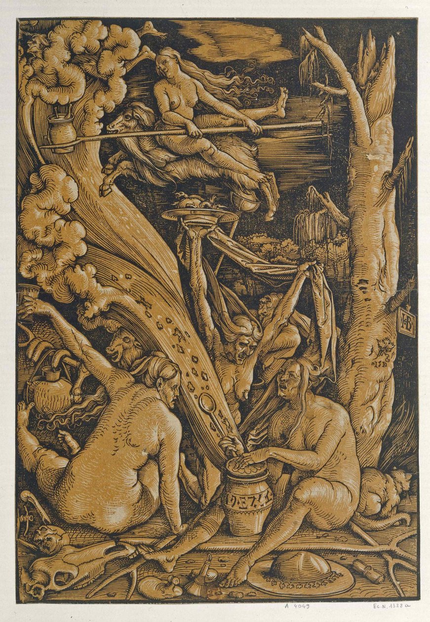 巫师，1510年。 作者 巴尔东