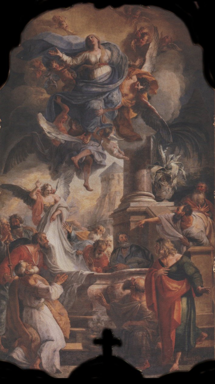 高祭坛：玛丽的假设 作者 Balthasar Augustin Albrecht