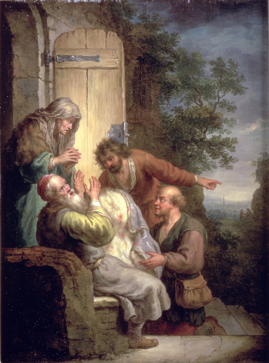 雅各布出现了约瑟夫的外套 作者 Balthasar Beschey