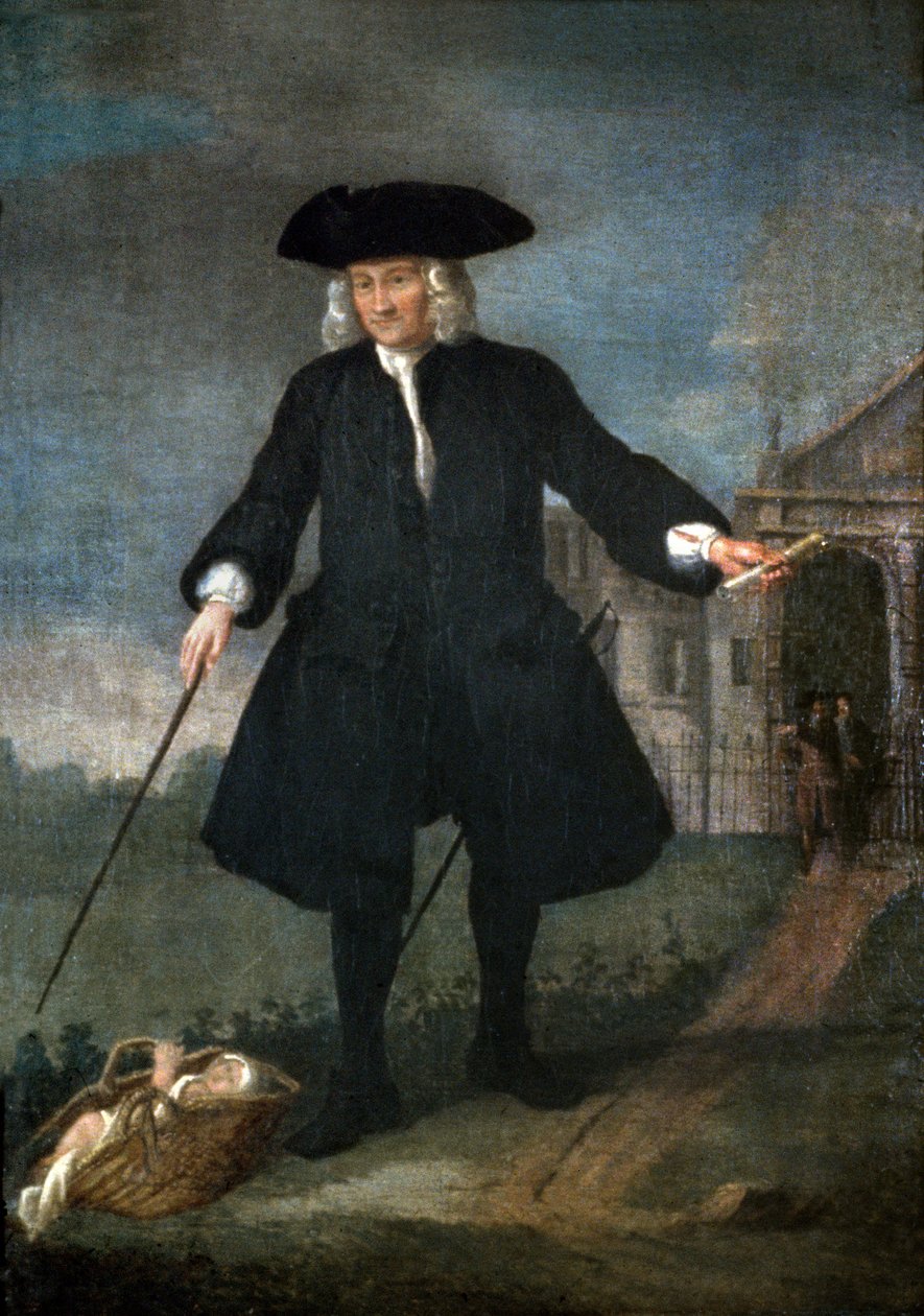 肖像队长托马斯·科勒姆的（c.1668-1751） 作者 Balthasar Nebot