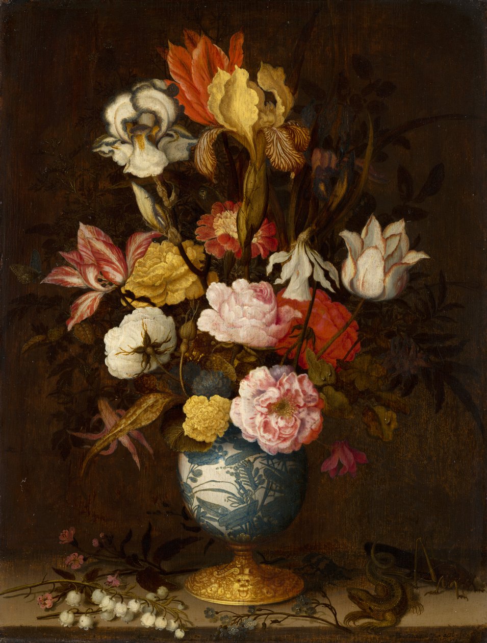 万里花瓶里的花 作者 Balthasar van der Ast