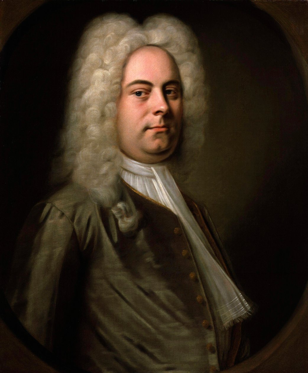 乔治·弗里德里希·汉德尔（George Frideric Handel），德国作曲家，1726-1728年。 作者 巴尔塔萨·丹纳