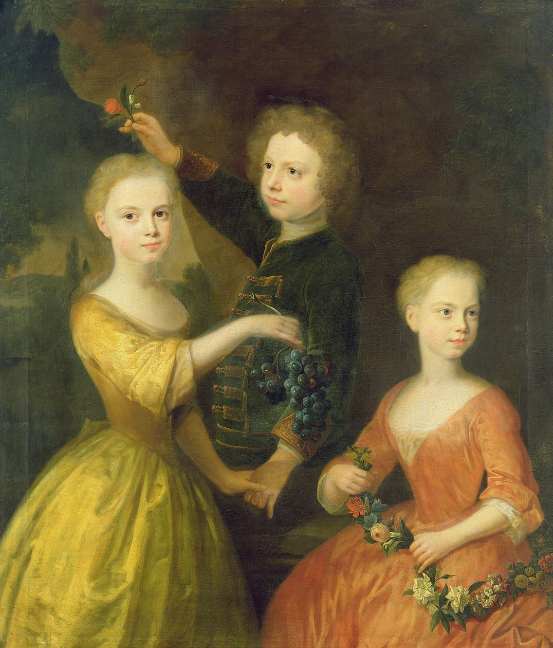议员Barthold Heinrich Brockes的儿童（1680-1747） 作者 巴尔塔萨·丹纳