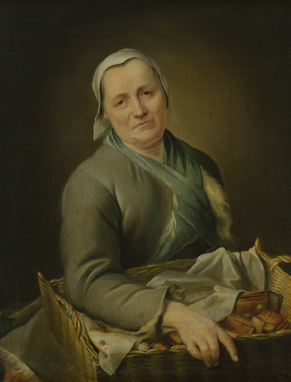 厨房女佣，1715年 作者 巴尔塔萨·丹纳