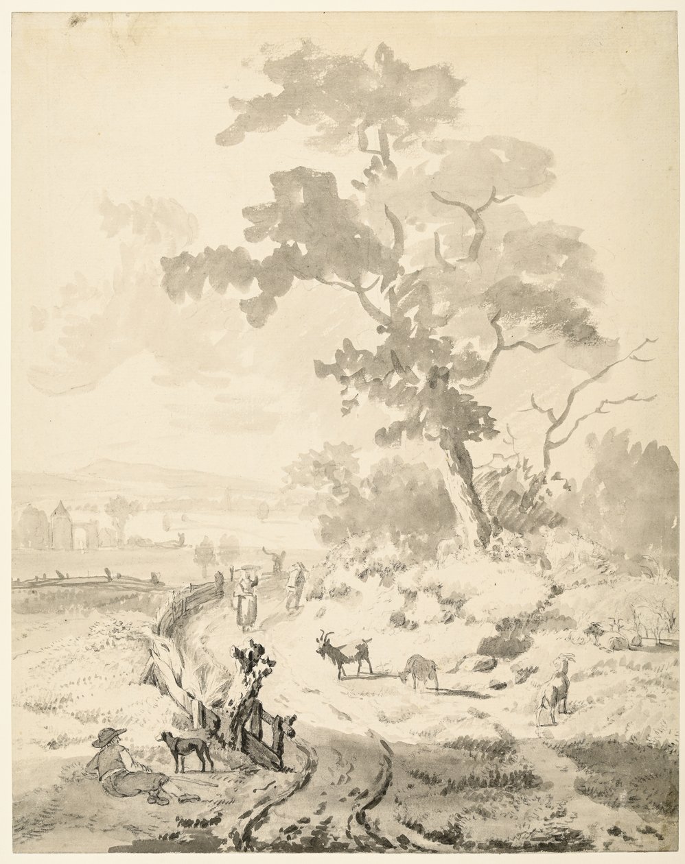 大树景观 作者 巴尔塔萨（Balthasar Paul Ommeganck）