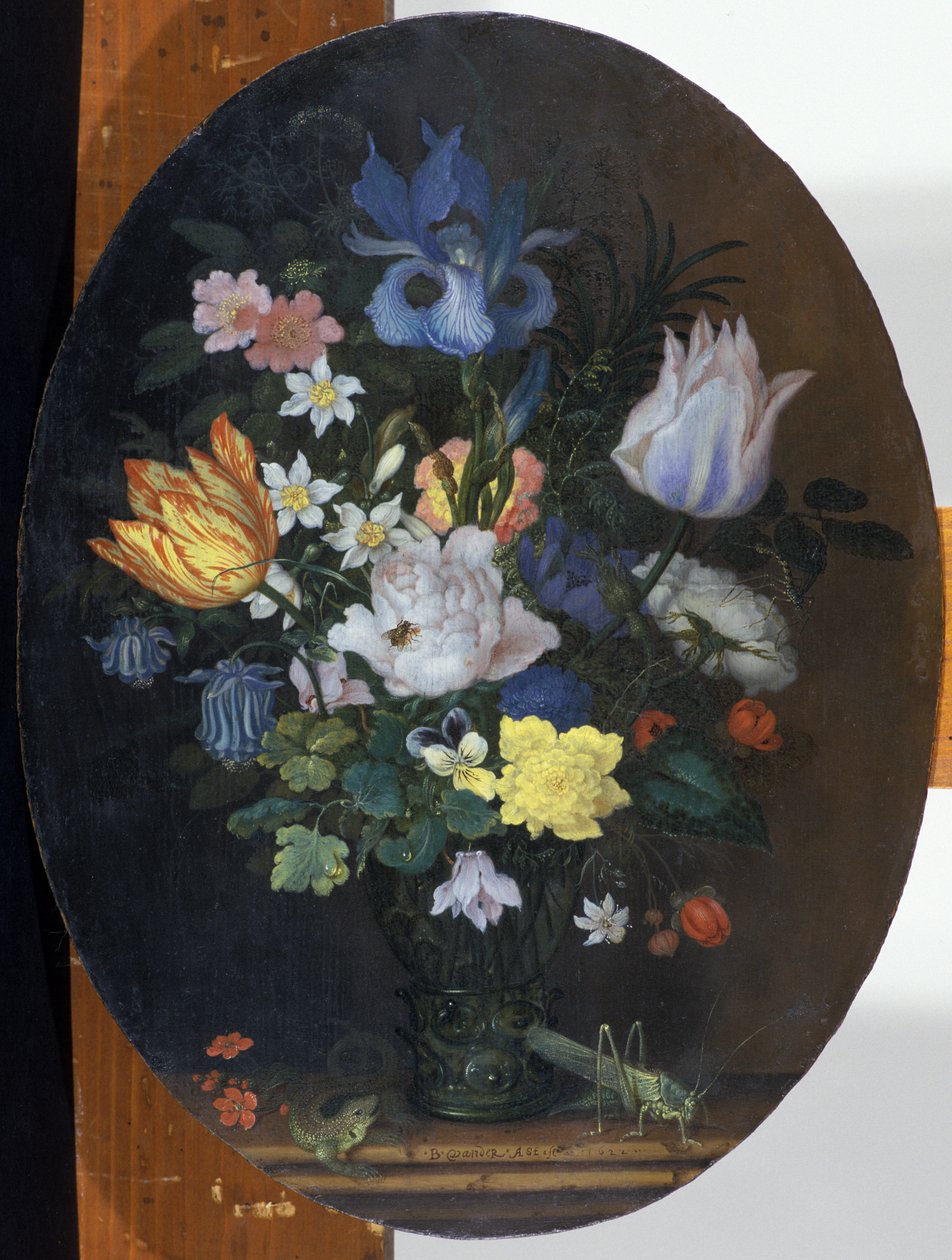 静物与花，1622年 作者 Balthasar van der Ast