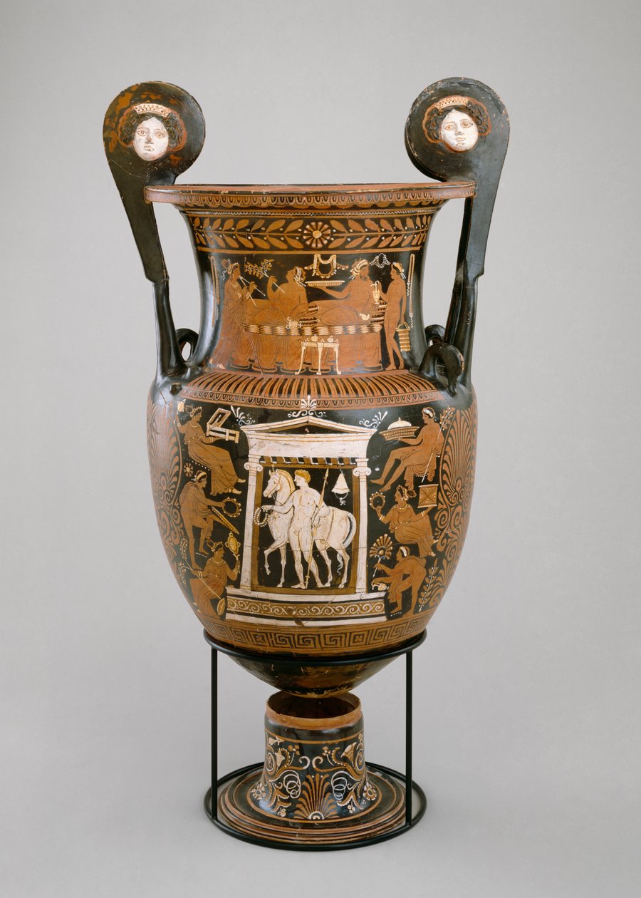 Volute krater，Apulia，公元前320-310（粘土）（另见321231） 作者 巴尔的摩画家