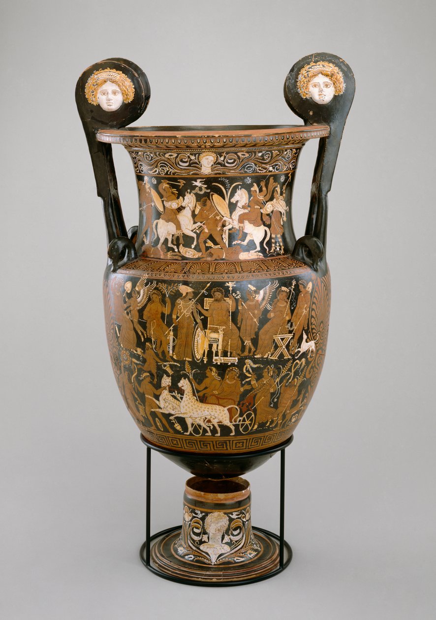 Volute krater，Apulia，公元前320-310（粘土）（另见321232） 作者 巴尔的摩画家