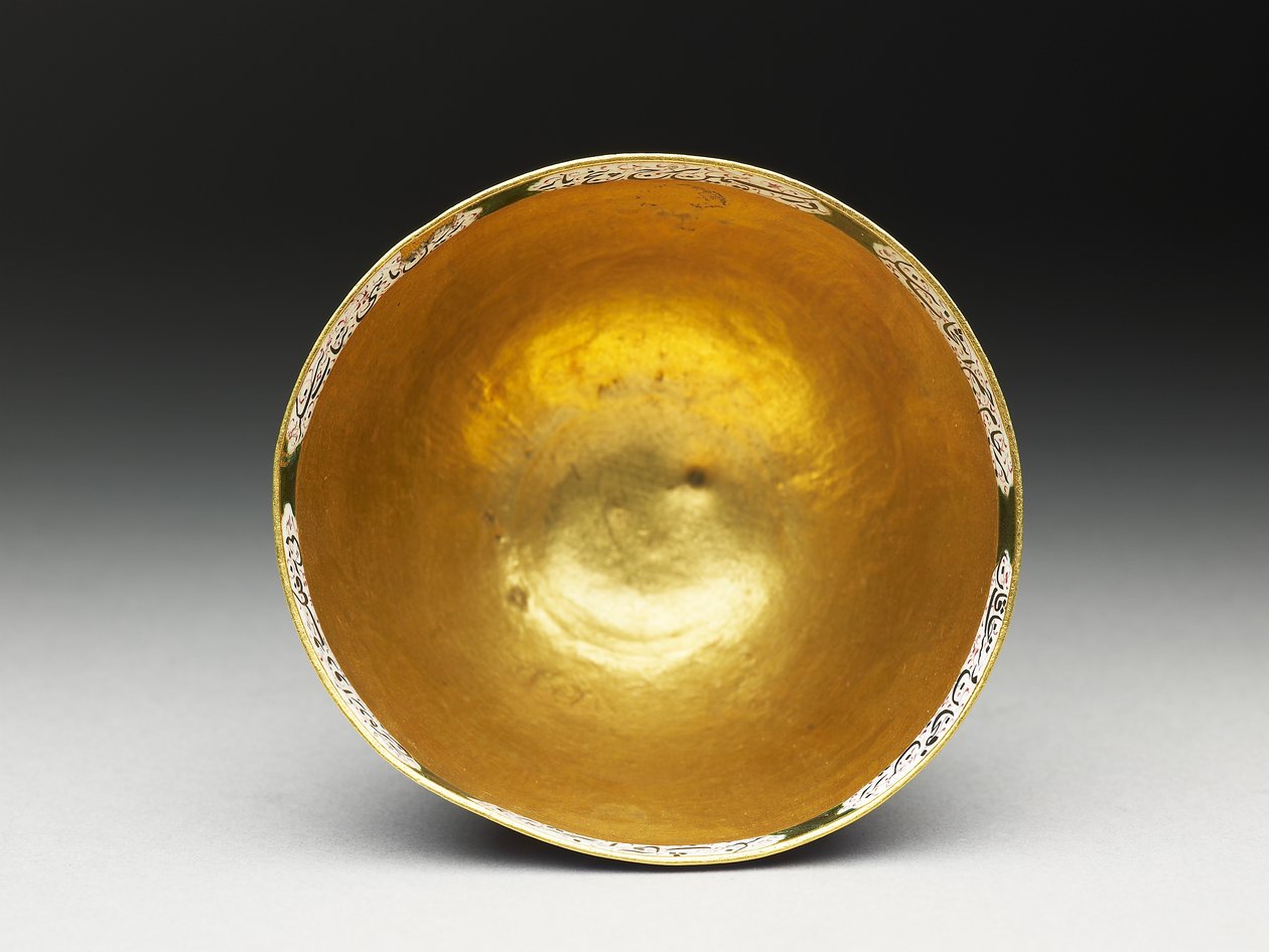 带有占星装饰的带盖碗，碟和勺，19世纪初 作者 巴基尔