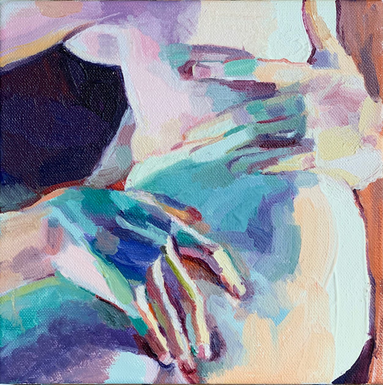 第 5 手，2022 年（布面油画） 作者 芭芭拉·霍格维根（Barbara Hoogeweegen）