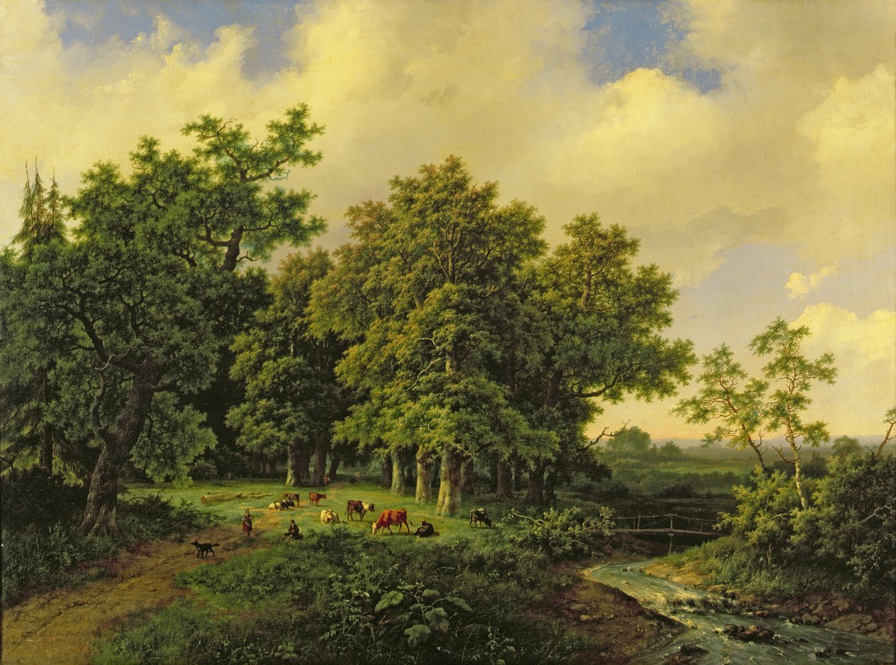 景观 作者 巴伦德·科尼利斯·科克科克（Barend Cornelis Koekkoek）