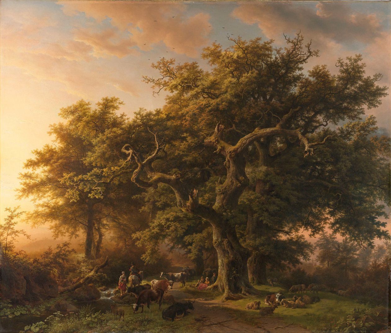 森林风景
林中美景 作者 巴伦德·科尼利斯·科克科克（Barend Cornelis Koekkoek）