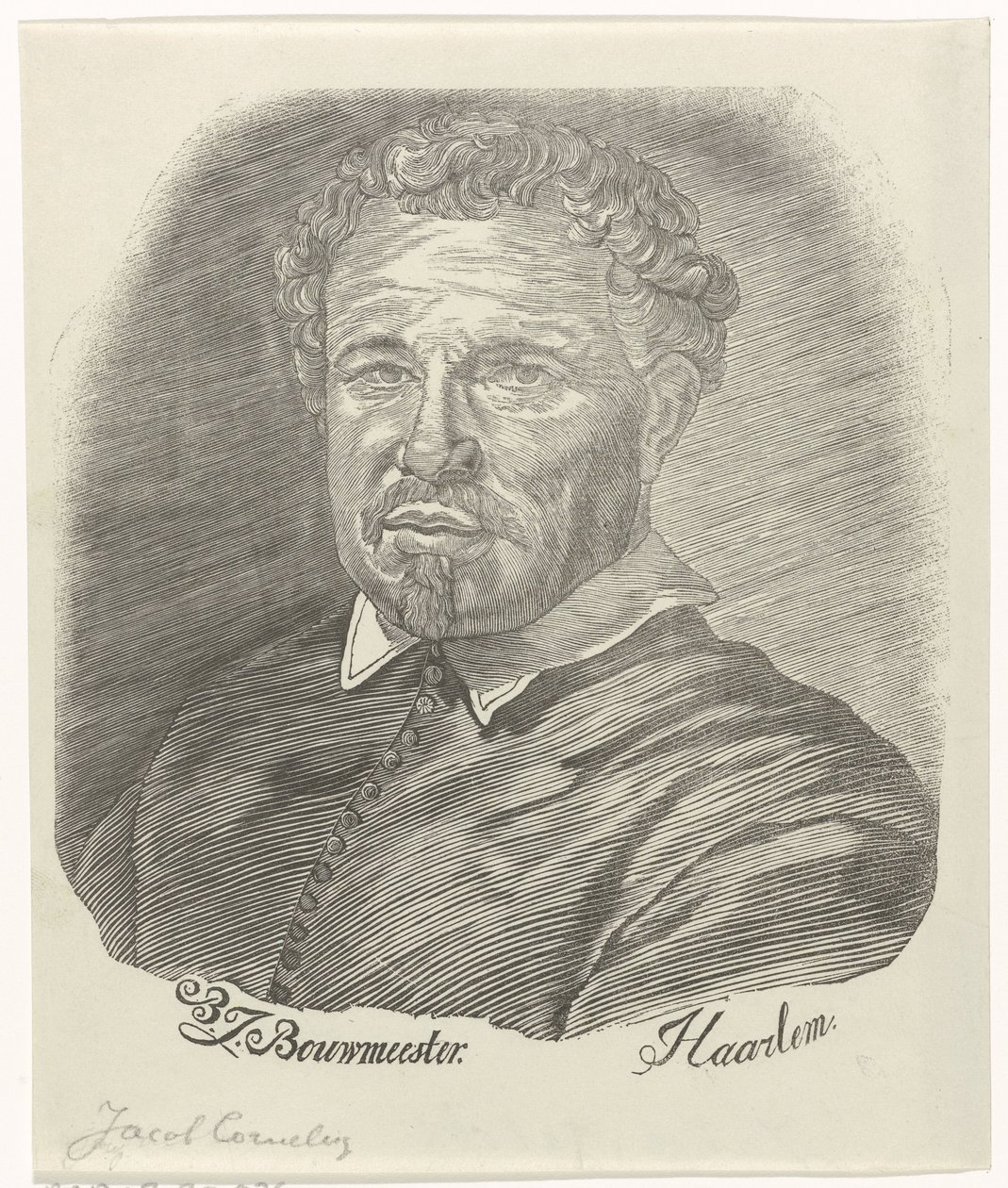雅各布-科内利兹肖像 作者 Barend Johannes Bouwmeester