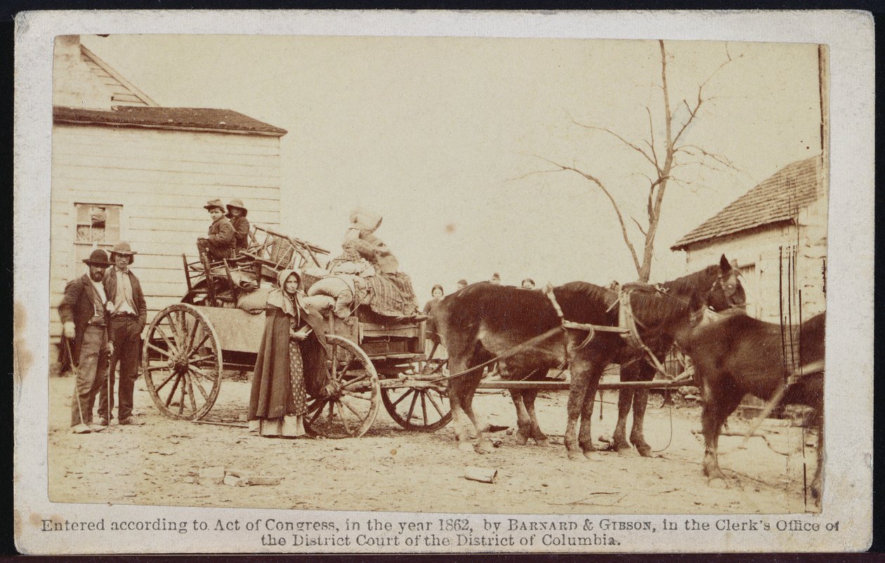 1862年从弗吉尼亚州森特维尔旧家园出发，从Bradys Album Gallery，306号（bw照片）出发 作者 巴纳德和吉布森