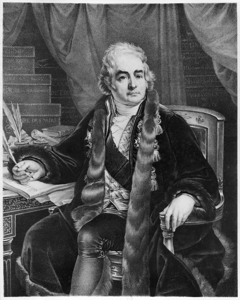 Jean Antoine Chaptal，Chanteloup伯爵 作者 安东尼·让·格罗斯