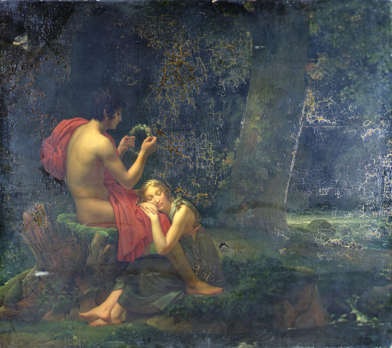 Daphnis和Chloe，1824-25 作者 弗朗索瓦·帕斯卡尔·西蒙·杰拉德男爵