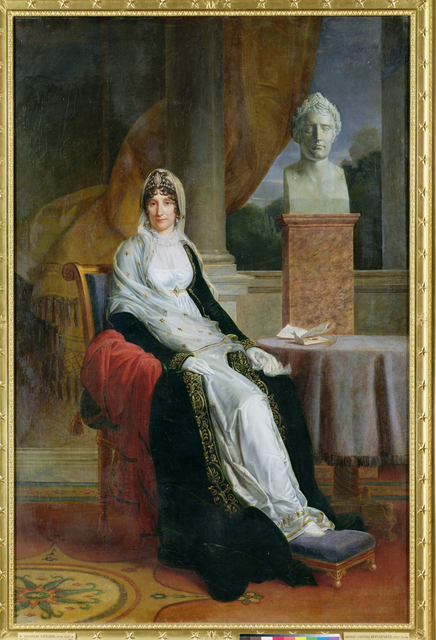 Marie-Laetitia Ramolino（1750-1836）1803 作者 弗朗索瓦·帕斯卡尔·西蒙·杰拉德男爵
