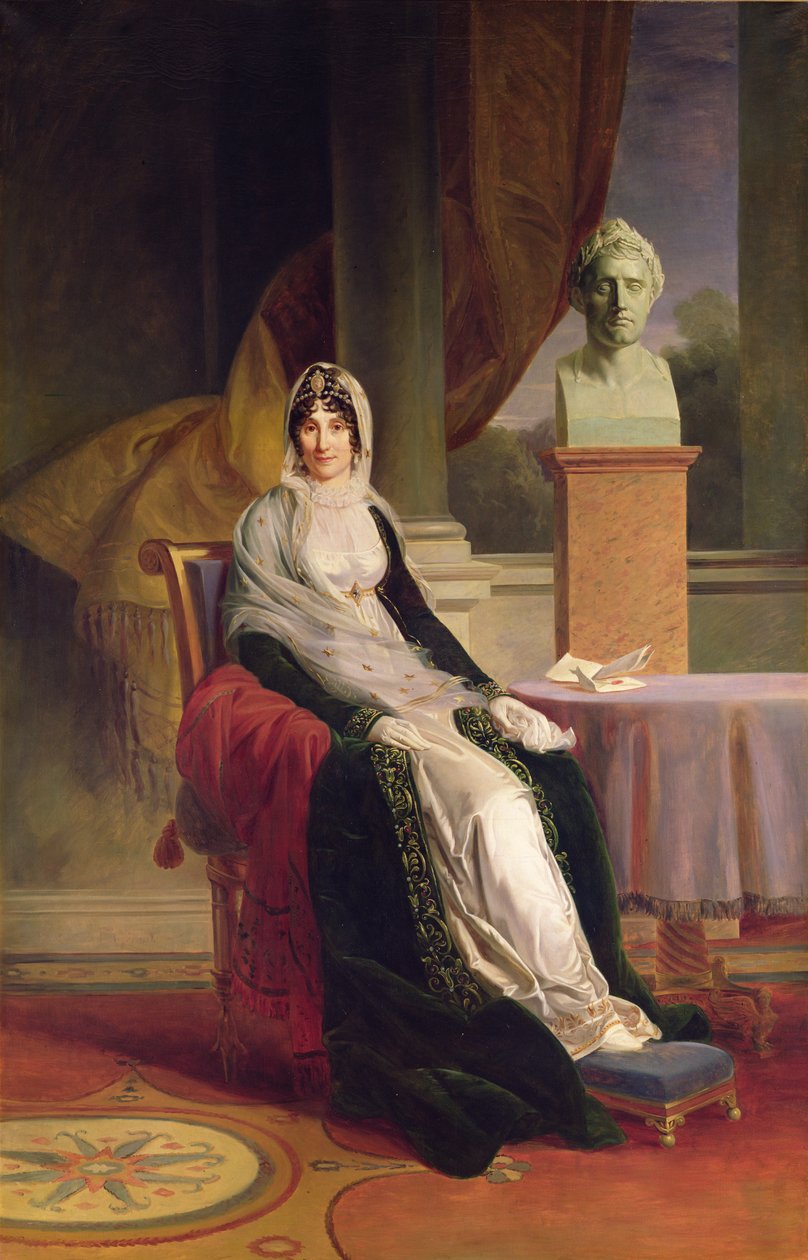 Marie-Laetitia Ramolino（1750-1836）1803 作者 弗朗索瓦·帕斯卡尔·西蒙·杰拉德男爵