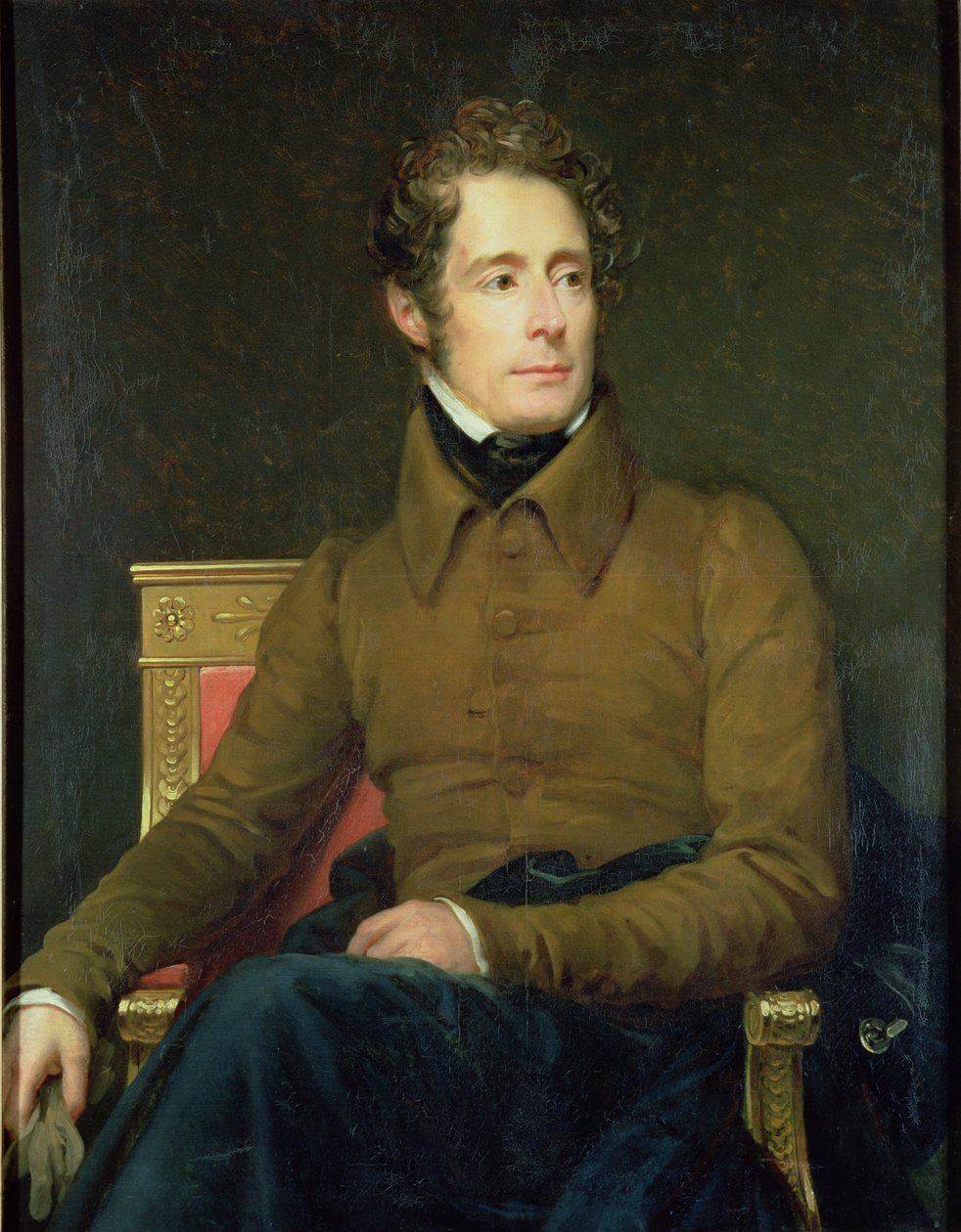Alphonse de Lamartine（1790-1869）的肖像，1831年 作者 弗朗索瓦·帕斯卡尔·西蒙·杰拉德男爵